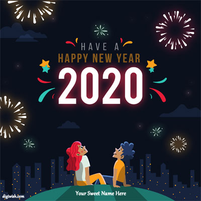 Have A Happy New Year 2020 Cartoon